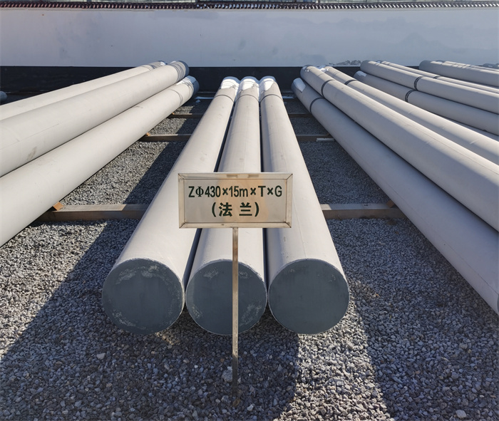 鹤峰430×15米×T×G砼电力电杆